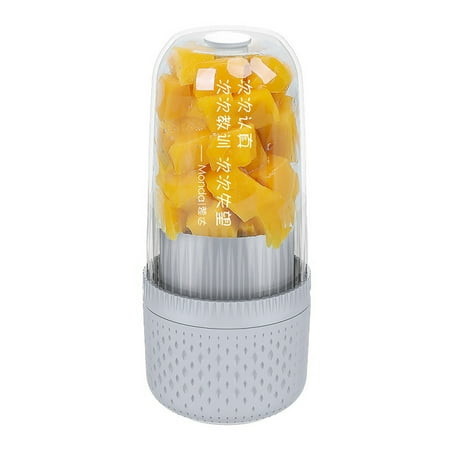 

MONDA Juicer 4-Blades Electric Blender Portable USB Rechargeable Fruit Mixer Cup Smoothie Maker Food Processor 250Ml (Silver)