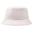 thumbnail image 2 of Dallas Portable Solid Color Folding Fisherman Sun Hat Outdoor Men Women Bucket Cap Beige, 2 of 9