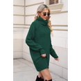 thumbnail image 3 of LAICAIW Robe Chandail Longue Ample à Col Roulé Oversize pour Femmes, 3 of 7