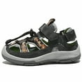 thumbnail image 2 of DADAWEN Boys Sandals Closed-Toe Summer Outdoor Sport Water Shoes Brown 5 Big Kid, 2 of 6