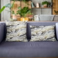 thumbnail image 2 of Plutus Velvet Crest Black, Gray, Citrine Handmade Luxury Pillow - Double sided 20" x 26" Standard, 2 of 2