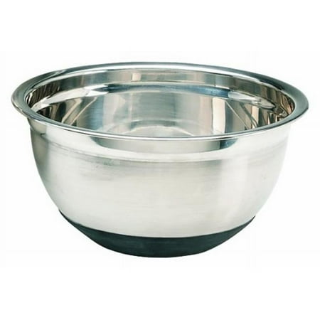 

8 Quart Stainless Steel Mixing Bowl with Rubber Base
