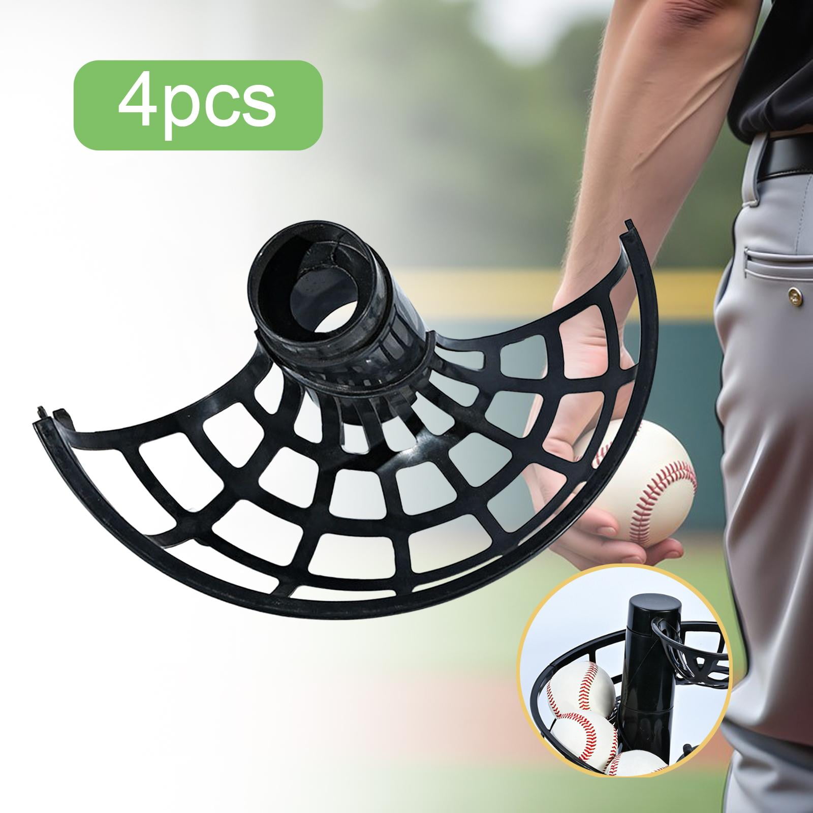 GARENDE 4x Portable Tennis Machine Ball Tracks Easy to Install Expansion Accessories