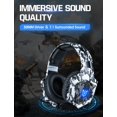 thumbnail image 2 of Auriculares para juegos Nanddi con micrófono para PS4, PS5, Xbox One y PC, 2 of 7