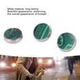 thumbnail image 3 of Tapa De Válvula De Trompeta, 3 Piezas Botón De Dedo Botón De Dedo De Trompeta Botón De Dedo De Metal Estándar Piezas De Repuesto De Válvula De Trompeta Verde, 3 of 7