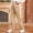 Khaki, variant on Girls' High-Waist Flare School Uniform Pants Kids Wide Leg Cargo Trousers Multi Color Girls Clothing 5-16Y