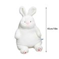 thumbnail image 2 of Lazy Rabbit Plush Toy - Press Doll with Pillow - Ideal Birthday Gift for Kids, 2 of 5