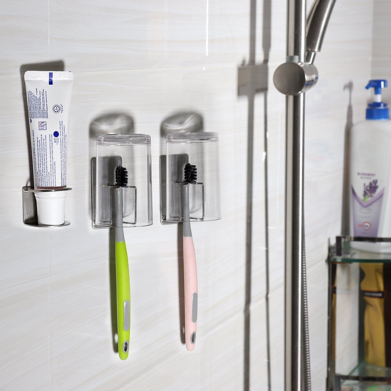 Wall Mounted Bathroom Toothbrush and Bathroom Organizer – All