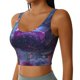 thumbnail image 2 of Fotbe Neon Buddha Cityscape Sujetador Deportivo Largo sin Aros para Mujer con Almohadillas y Soporte Medio, Transpirable y Absorbente, Camiseta Tipo Chaleco o Tank Top-XX-Large, 2 of 8