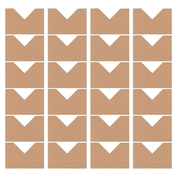 BESTOYARD 50Pcs Packaging Edge Protectors Brown for Photo Frame Shipping and Painting Frame Protection