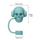 thumbnail image 2 of Vaso de silicona de grado alimenticio con tapa de popote y calavera de 10 mm, ideal para Halloween, con popote flexible, a prueba de fugas, portátil, plegable, base antideslizante, ideal, 2 of 6