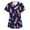 Purple_BX27, variant on Lumtrix Mardi Gras Print Scrubs for Women Design Plus Size V Neck Nursing Uniform 2026 Spring Summer Short Sleeve Tops With Pockets Side Slit Shirt Multicolor 5XL