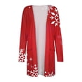 thumbnail image 4 of GDfun Women's Autumn Fashion Cardigan Plaid Printed Single Breasted Casual Comfy Shirts Long Sleeves Versatile Shirt Ladies Tops, 4 of 7