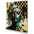 thumbnail image 2 of DESIGN ART Designart "Gold Transcending Female Portrait I" Modern Woman Canvas Print 34 in. wide x 44 in. high, 2 of 5