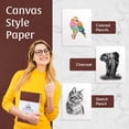 thumbnail image 2 of Beechmore Books A4 Sketchbook – 8.5x11" Premium Vegan Leather Bound Large Sketch Book Hardcover With 156 Thick 160gsm Perforated Ivory Pages, Blank Sketch Pad, Gift Boxed, Back Pocket Ribbon Bookmark, 2 of 14