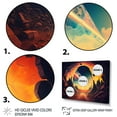 thumbnail image 3 of Designart "Cosmic Chromatics Landscape I" Space Canvas Art Print, 3 of 5