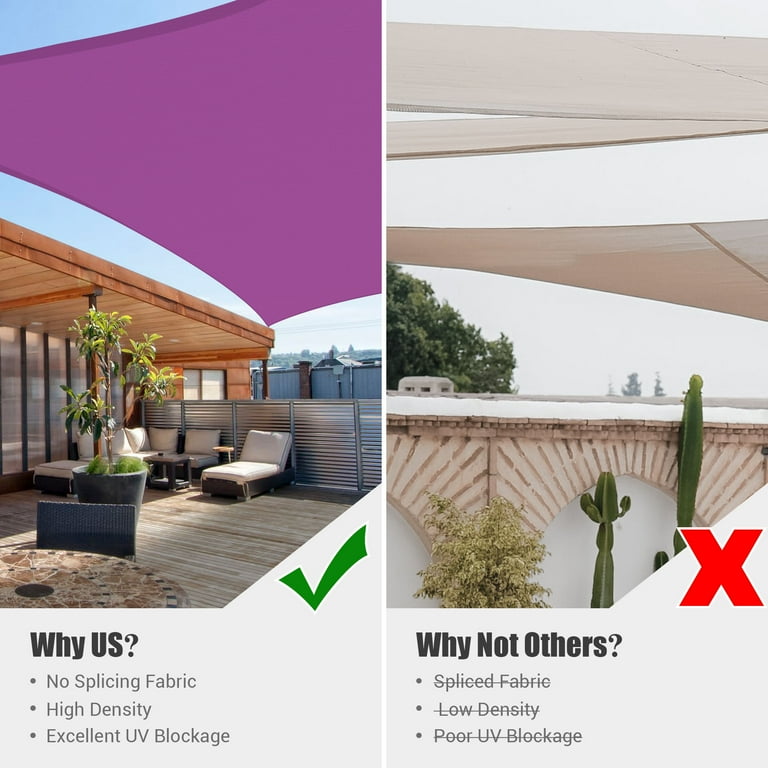 16x16 top shade sail