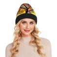 thumbnail image 4 of joogoo Colorful Tree Beanie Hats Men Women Cuffed Skull Cap Winter Warm Knit Thick Beanies, 4 of 7