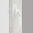 thumbnail image 4 of Larson Euro White Push Button Handle - Surface Mount Fits Solid Core Doors, 4 of 6