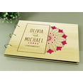 thumbnail image 5 of Handmade Wooden Photo Album Guestbook Personalised Wedding Wood Engraved Scrapbook, 5 of 6