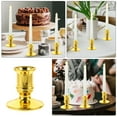 thumbnail image 4 of CIMAXIC 24Pcs Plastic Pillar Candleholder Sets with Golden Color for Festive Wedding Arrangements, 4 of 7