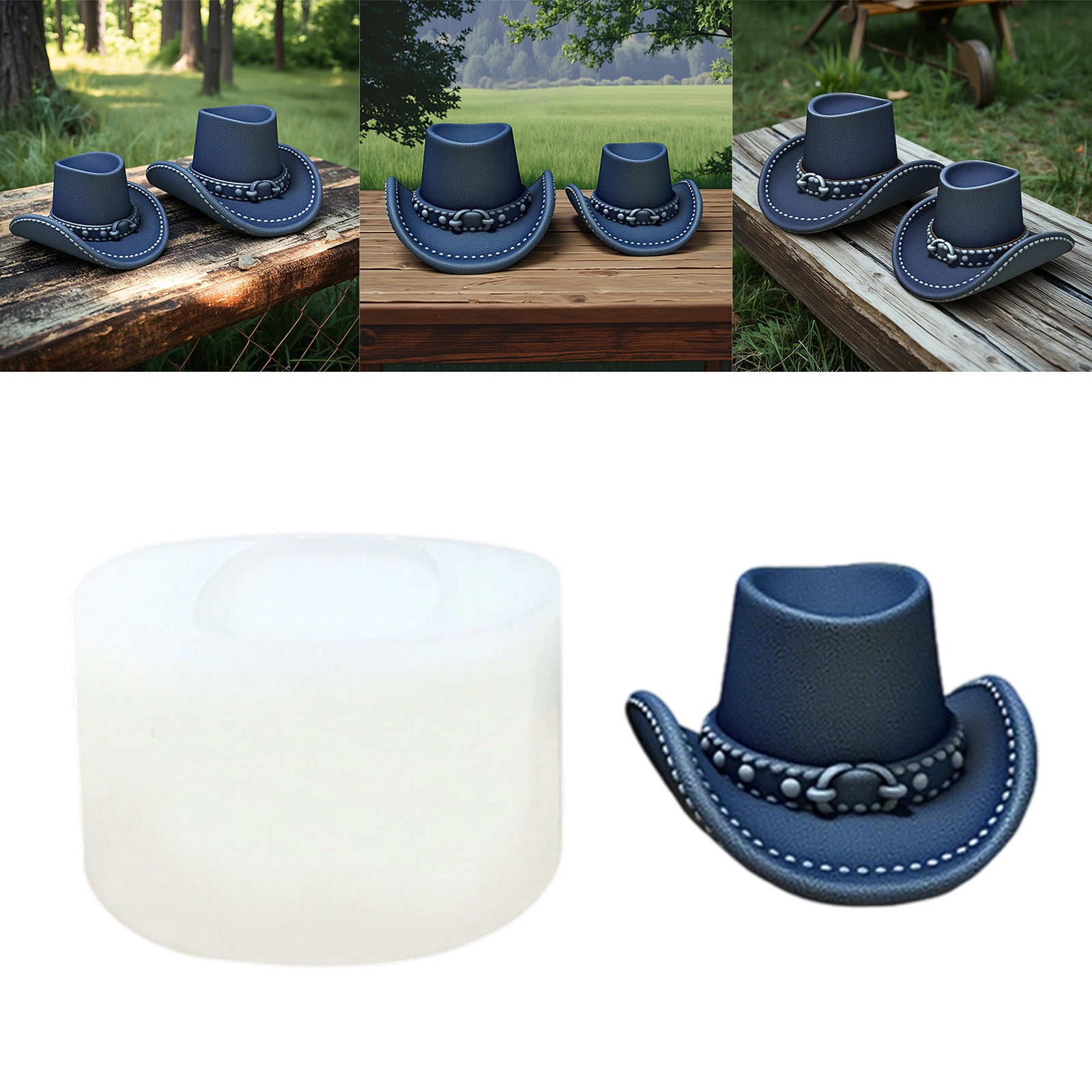 Hat Silicone Molds for Epoxy Resin Making Soap Temperature Resistant Easy Demolding Silicone Mould