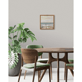 thumbnail image 4 of 10x10in Natural Framed Landscape Sea Coast Wall Art Coastal Classic Wall Prints Modern Farmhouse Kitchen Bathroom Office Decor, 4 of 6
