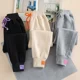 thumbnail image 2 of Nuevos pantalones de chándal grises para mujer, ropa de calle holgada de otoño e invierno, pantalones deportivos de gran tamaño, pantalones gruesos negros de invierno, pantalones de calle, 2 of 4