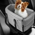 thumbnail image 6 of Toyandona Dark Grey Console Dog Seat with Handles for Comfortable Pet Travel and Quick Removal, 6 of 8