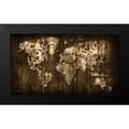 thumbnail image 2 of Mikael D. Design 18x12 Black Modern Framed Museum Art Print Titled - Dark Storm Plain, 2 of 5