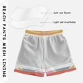 thumbnail image 3 of FORMRS Boys Swim Trunks Quick Dry Mesh Liner Boardshorts Sizes XS-XL, Goldfish, 3 of 7