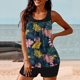 thumbnail image 4 of Traje de Baño de Dos Piezas para Mujeres Traje de Baño Conservador con Correa de Espalda Y Control Del Vientre, Conjuntos Cortos de Playa para Mujeres, 4 of 8