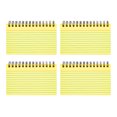 thumbnail image 1 of LCXmlly Dual-sided Writing Notebook Colorful Coil Design Notebook Smooth Writing Diary for Study 4pcs, 1 of 9