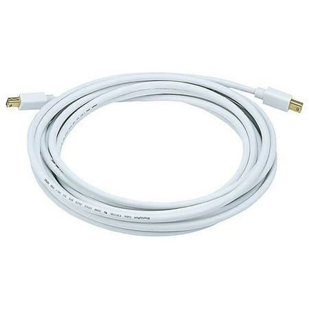 UPC: 0844660059936 | Monoprice 15  Mini DisplayPort Male to Male 32AWG Cable White 105993