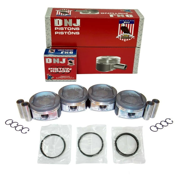 DNJ PRK917 Piston and Ring Kit Fits Cars & Trucks 2001-2007 Scion Toyota 2.4L L4 DOHC 16V