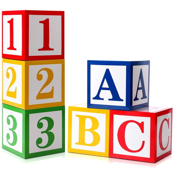 Decoraciones para fiestas con tema de regreso a clases de Kolldenn ABC 123