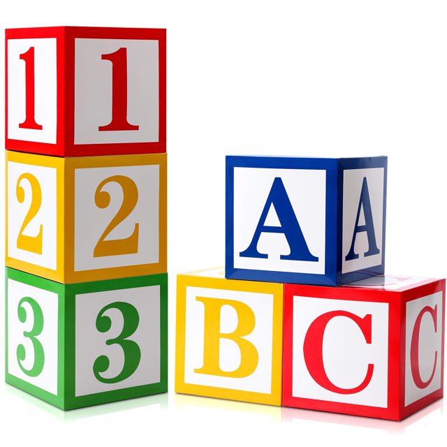 Decoraciones para fiestas con tema de regreso a clases de Kolldenn ABC 123