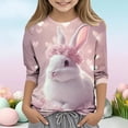 thumbnail image 2 of Vous Êtes Plus Qu'un Test de Score Style Chemise Enfants Jour de Pâques Imprimé Manches 3/4 Col Rond Haut Décontracté Garçons Chemises Manches Longues Taille 12-14 Jeunes, 2 of 6