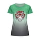 thumbnail image 4 of Camiseta de manga corta con estampado de cuello redondo para mujer, blusa suelta informal, Tops Fridja  gope4822, 4 of 5