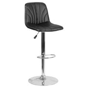 Flash Furniture Contemporary Vinyl Adjustable Height Bar Stool with Chrome Base, Multiple Colors by Flash Furniture