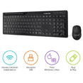 thumbnail image 2 of Teclado y Mouse Inalámbrico BLOOSOM CON Receptor USB hasta 20 Metros, 2 of 4