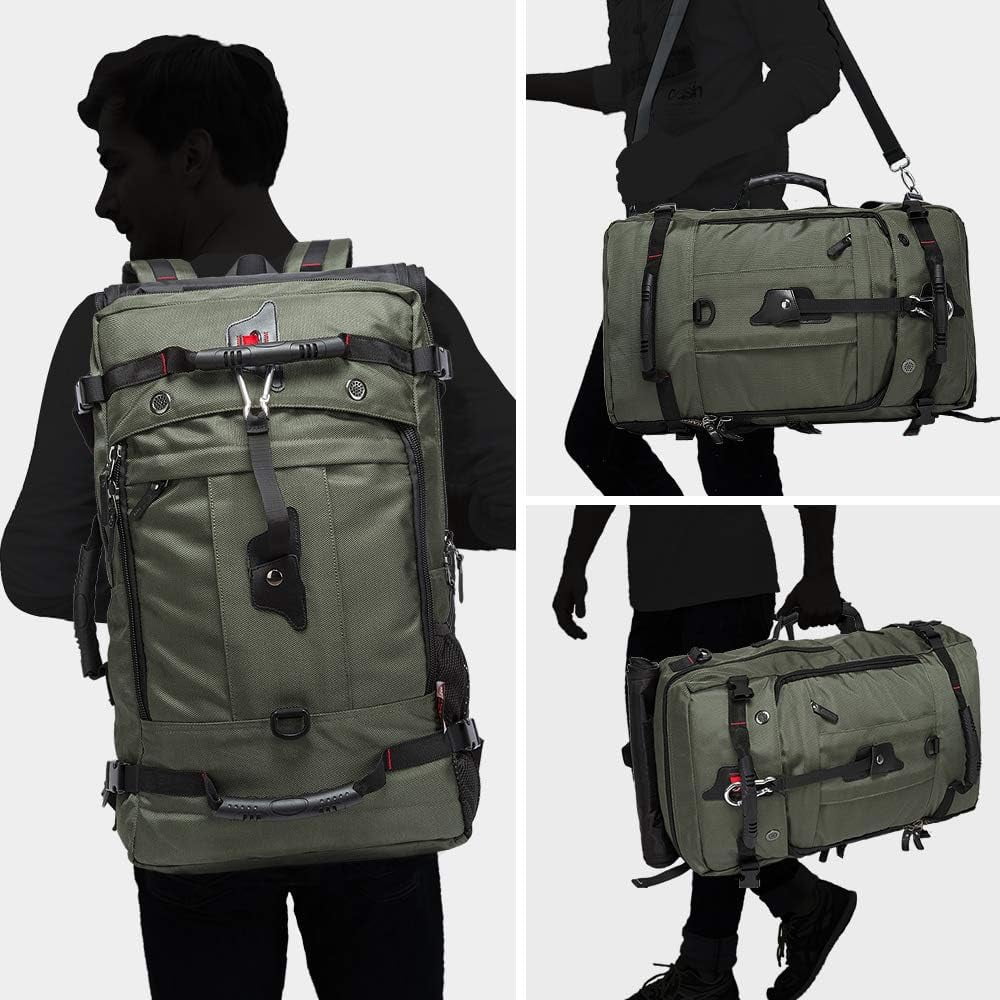 2-in-1 travel duffle backpack 45l The Tandem Saigon 45L - Hybrid Duffel Backpack - Military-Grade Tarpaulin Bag - Carry-On Bag