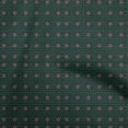 thumbnail image 1 of oneOone Cotton Cambric Dusty Teal Green Fabric Geometrical Quilting Supplies Print Sewing Fabric By The Yard 56 Inch Wide, 1 of 4