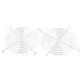 thumbnail image 1 of 2 Pcs Metal Wire Finger Guard Protect Grill for 120mm Computer PC Cooling Fan, 1 of 1