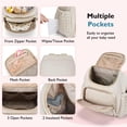 thumbnail image 4 of Bolsa de pañales mommore, pequeña, con cambiador, 4 of 6