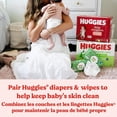 thumbnail image 4 of Baby Wipes, Huggies Natural Care Sensitive, UNSCENTED, 3 Flip Top Packs, 168 Wipes, 4 of 8