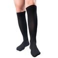 thumbnail image 5 of Y2Y2 Knee High 8-15 mmHg Graduated Compression Socks 3-Pack Men's Black, Shoe size 7-12, 5 of 6