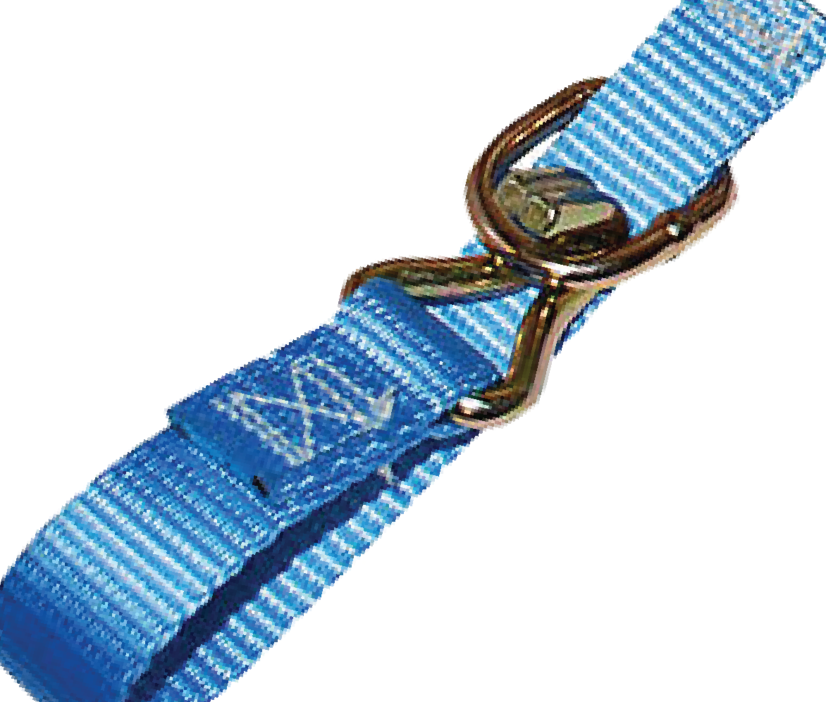X 16 Ft D-Ring EVEREST 1 In Heavy Duty Ratchet Tie-Down Strap With 3000 Lbs 