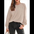 thumbnail image 1 of Camisas de Larga para Mujer, Blusas de Encaje, Ropa Informal de Negocios, Moda de Otoño, Blusas Tejidas Y2k Albaricoque S, 1 of 8