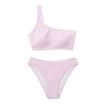 thumbnail image 5 of EGNMCR Womens Swimsuits Bikini Sets Summer Sexy Solid Color Brazilian Swimwear Bathing Suit Beachwear Two Piece Set Summer Sale, 5 of 6